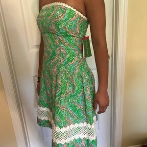 NWT Lilly Pulitzer Strapless ‘Jordan’ Dress